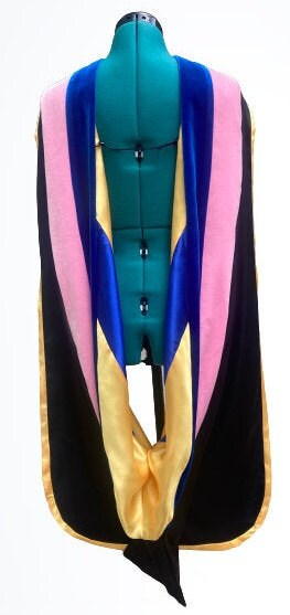 Custom Made Doctor Hood, Deluxe Doctoral Academic Hood, Special model-two doctorates, Honors Graduation, Doctorate PhD Graduation 2026, Doctoral Regalia.