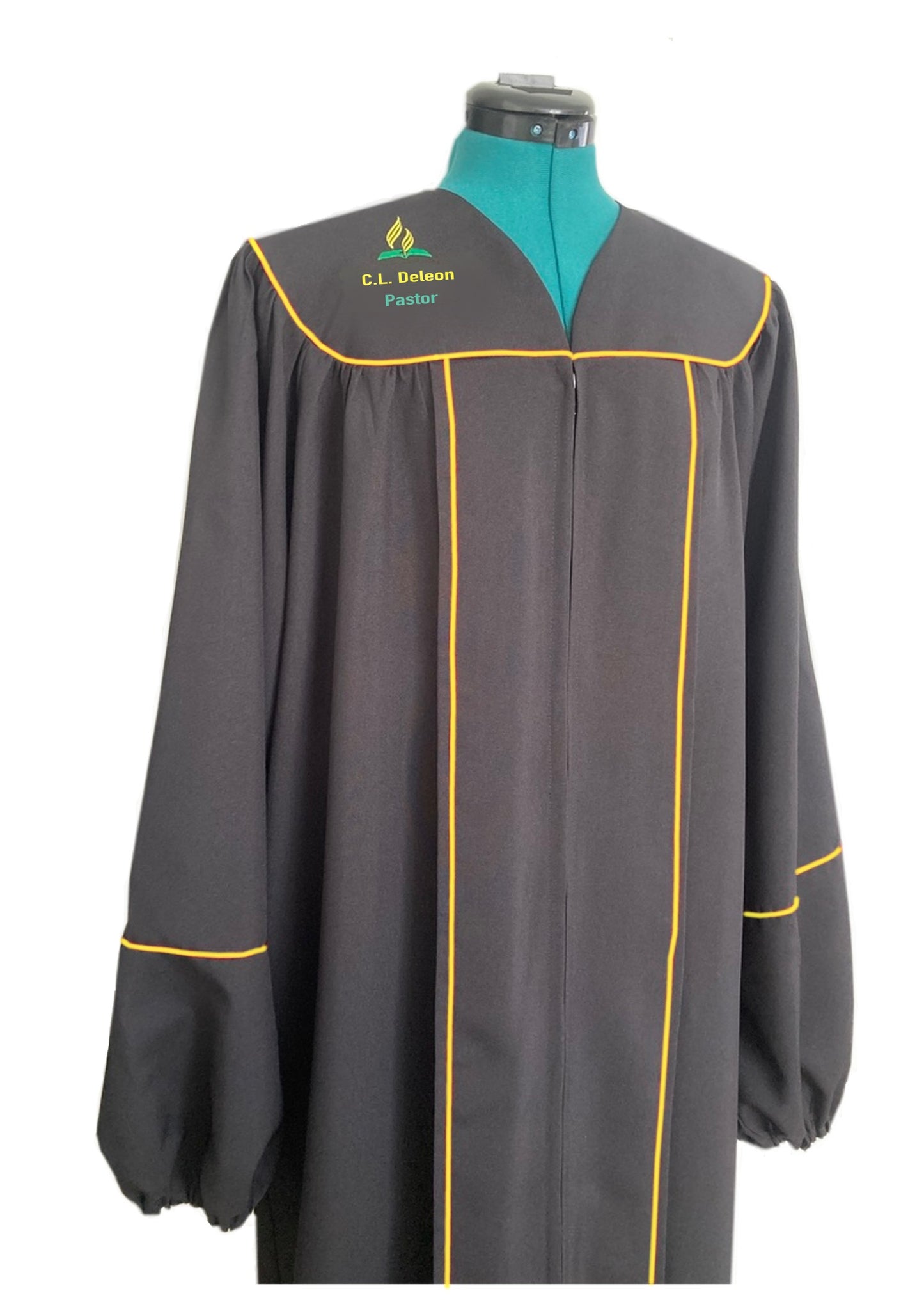 Baptismal Robes for Pastors,Baptismal Gowns for Pastors. Christening Gown for Adults, EmbroideredClergy Robe.Adult Baptismal Robe,CustomMade.