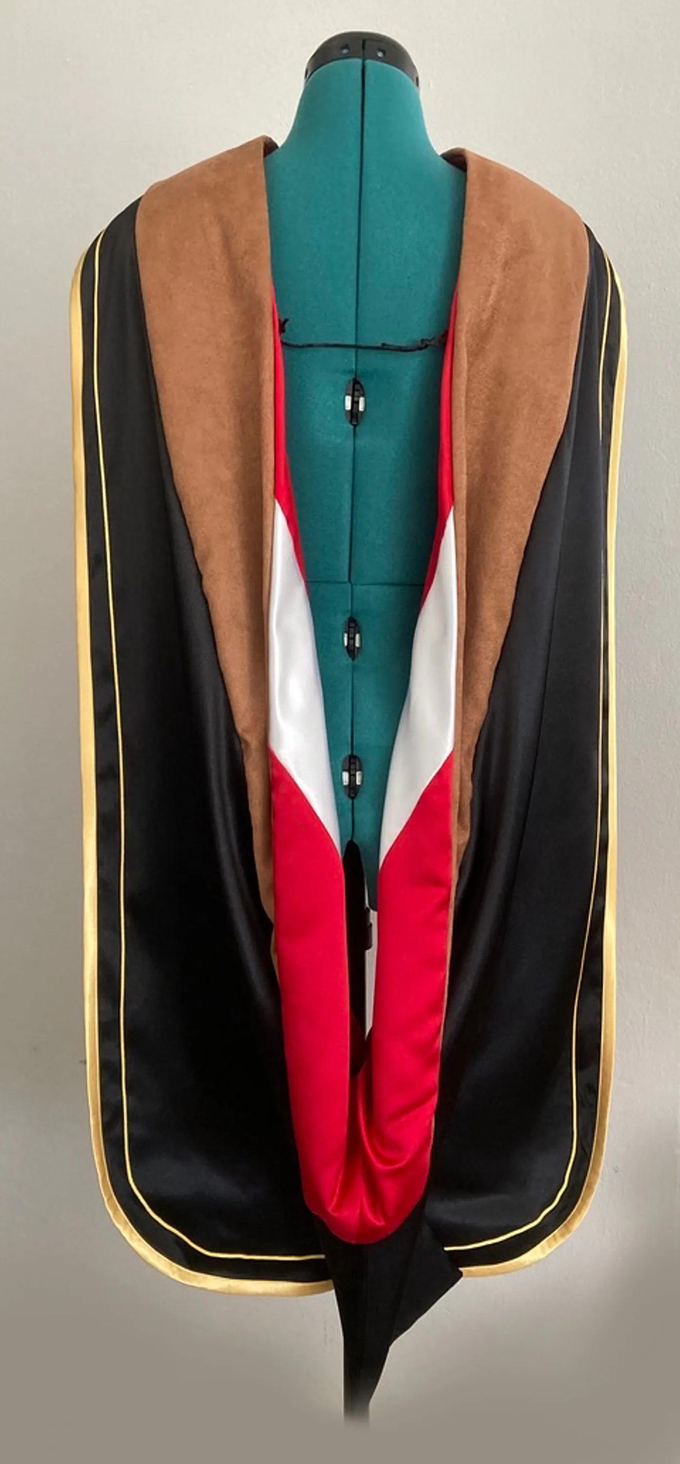 Custom Made Doctor Hood, Deluxe Doctoral Academic Hood, Special model-two doctorates, Honors Graduation, Doctorate PhD Graduation 2026, Doctoral Regalia.